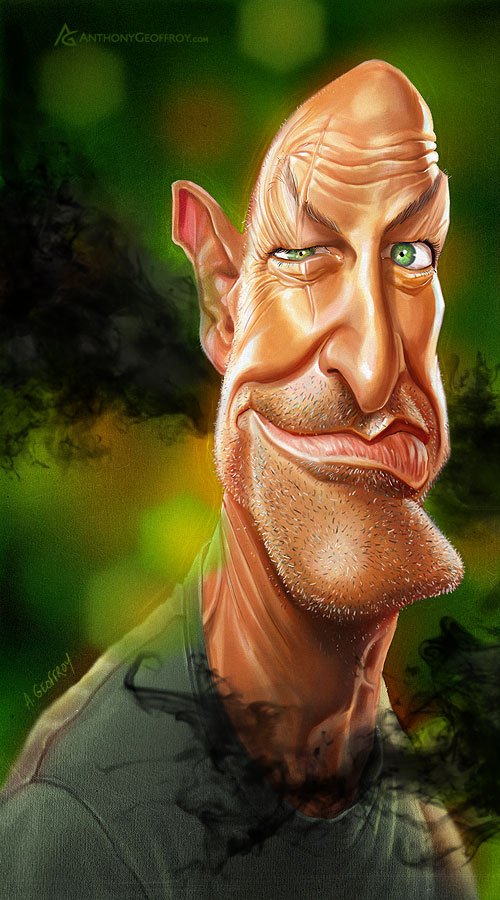 John Locke Caricature Image